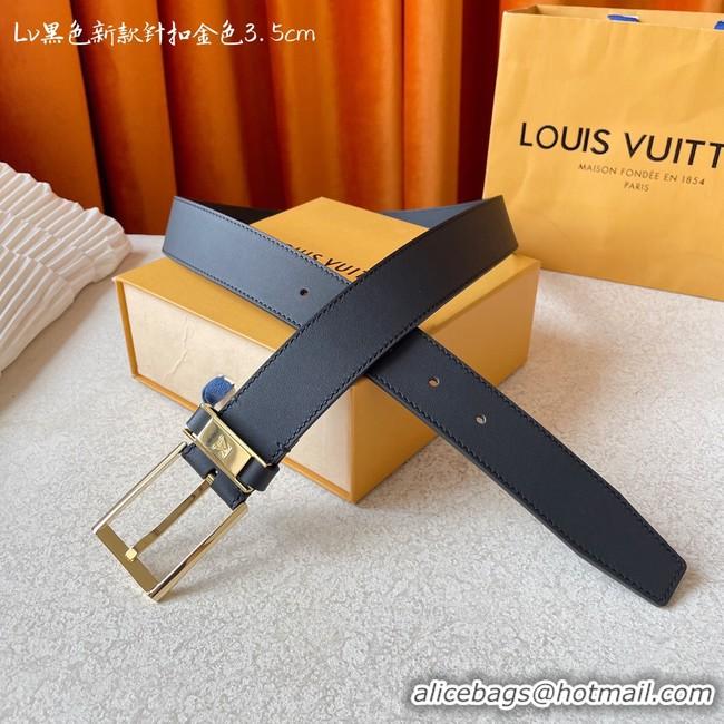 Luxury Louis Vuitton 35MM Leather Belt 7098-11