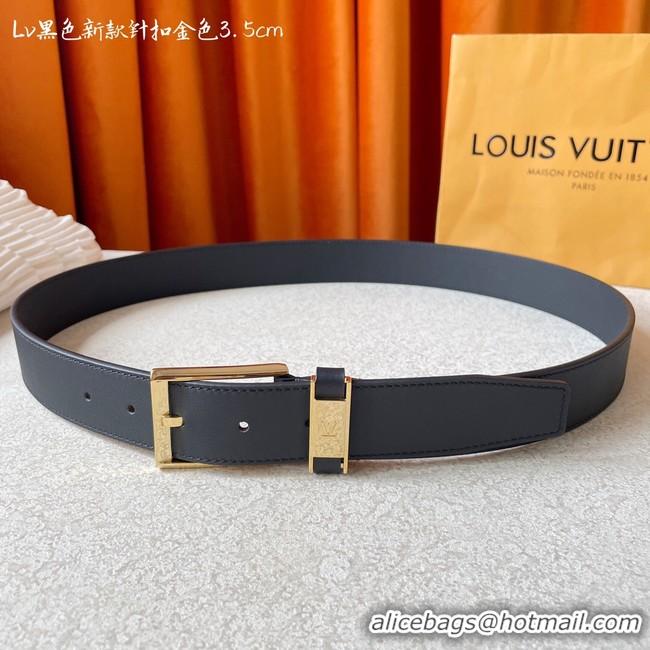 Luxury Louis Vuitton 35MM Leather Belt 7098-11