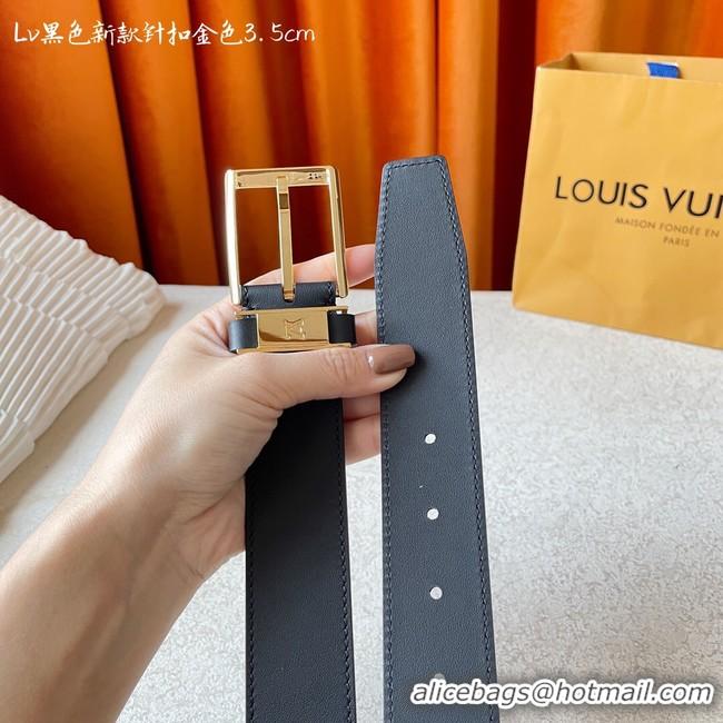 Luxury Louis Vuitton 35MM Leather Belt 7098-11