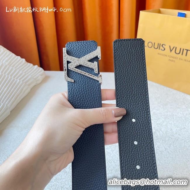 Best Grade Louis Vuitton 40MM Leather Belt 7099-6