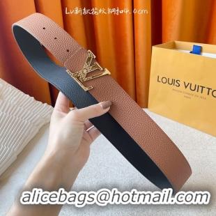 Discount Louis Vuitton 40MM Leather Belt 7099-7