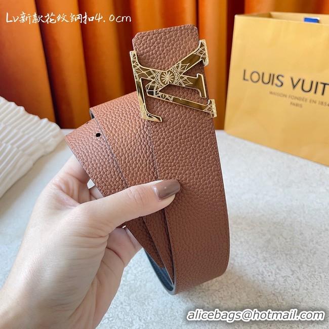 Discount Louis Vuitton 40MM Leather Belt 7099-7