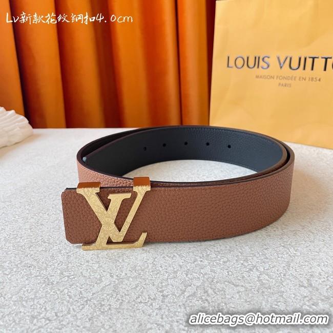 Discount Louis Vuitton 40MM Leather Belt 7099-7