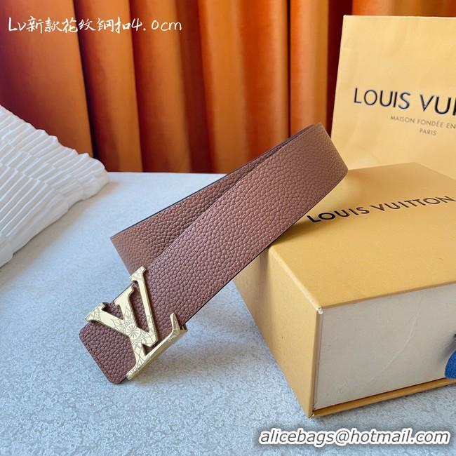 Discount Louis Vuitton 40MM Leather Belt 7099-7