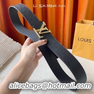 Unique Style Louis Vuitton 40MM Leather Belt 7099-9