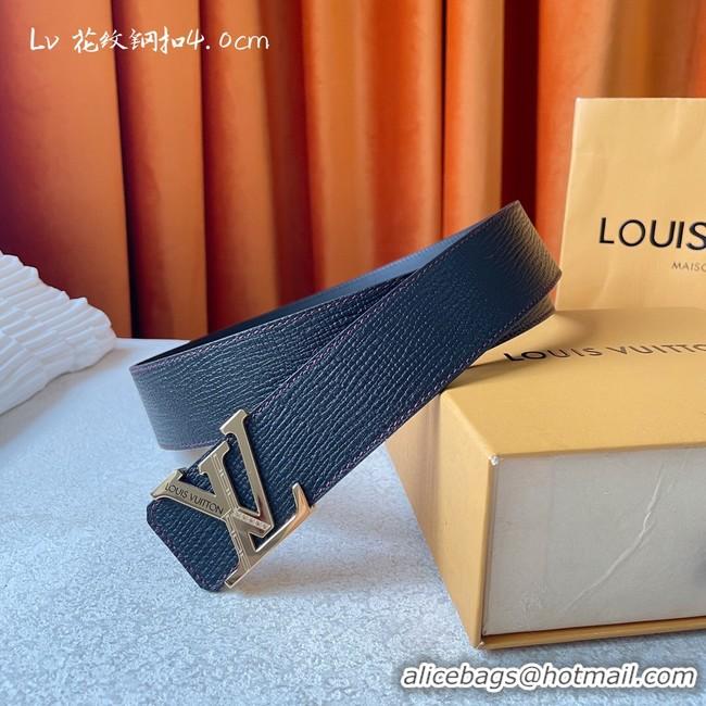 Unique Style Louis Vuitton 40MM Leather Belt 7099-9