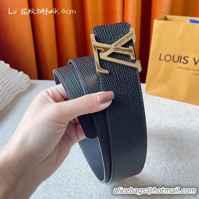 Unique Style Louis Vuitton 40MM Leather Belt 7099-9