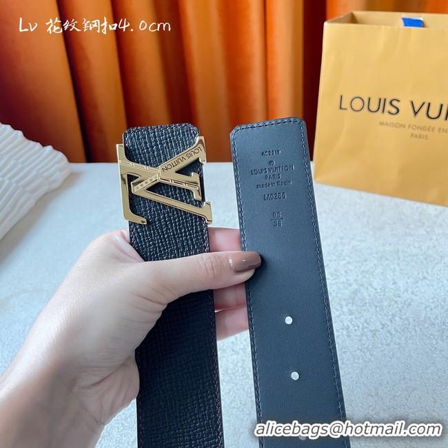 Unique Style Louis Vuitton 40MM Leather Belt 7099-9