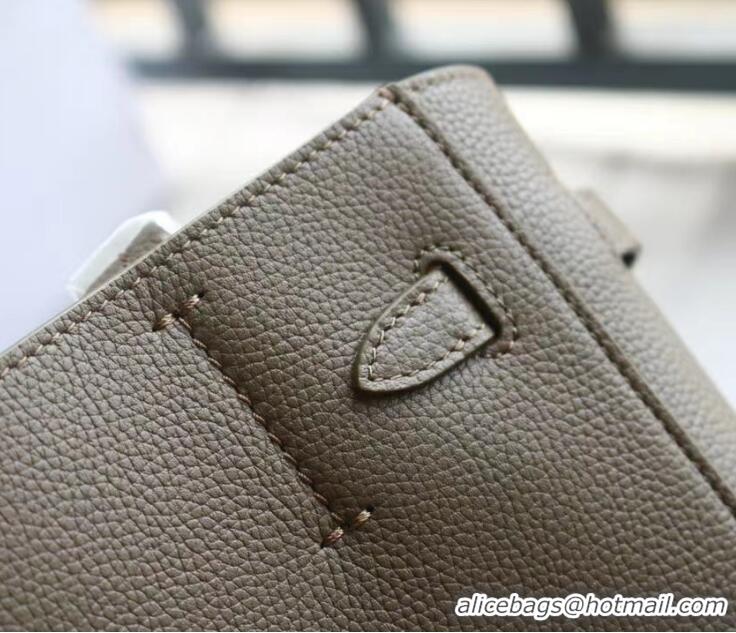 Top Grade Celine Small Cabas Phantom Bag in Grained Calfskin 401801 Taupe