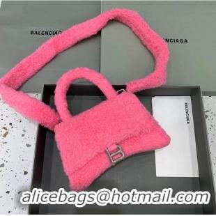 Promotional Balenciaga HOURGLASS SMALL TOP HANDLE BAG B108895C Pink