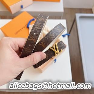 Discount Louis Vuitton 20MM Leather Belt 7108-5