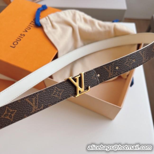 Discount Louis Vuitton 20MM Leather Belt 7108-5