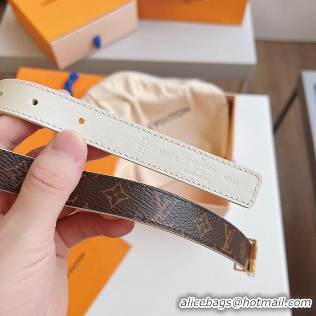 Discount Louis Vuitton 20MM Leather Belt 7108-5