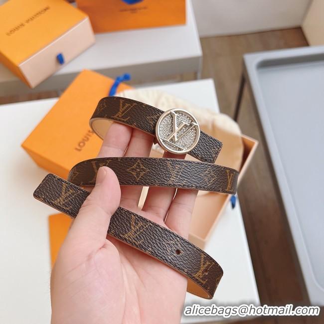 Pretty Style Louis Vuitton 20MM Leather Belt 7108-8