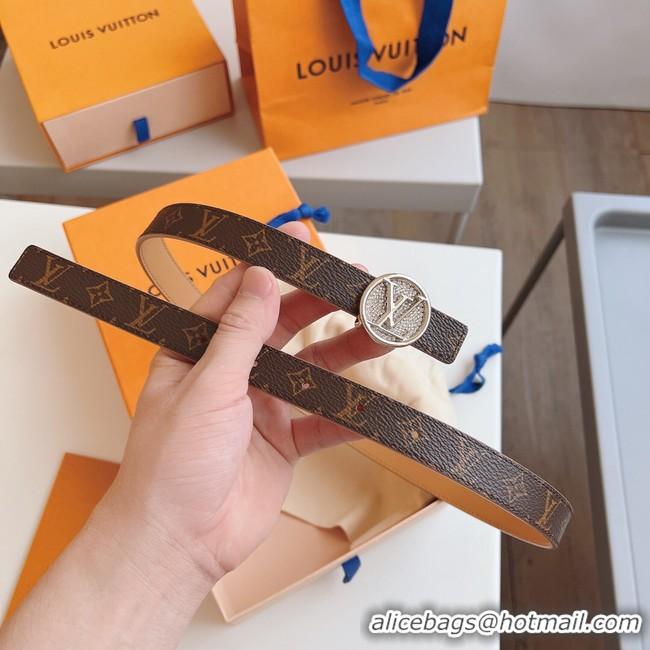 Pretty Style Louis Vuitton 20MM Leather Belt 7108-8