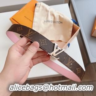 Low Cost Louis Vuitton 30MM Leather Belt 7109-2