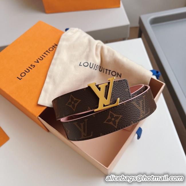 Lowest Price Louis Vuitton 30MM Leather Belt 7109-4