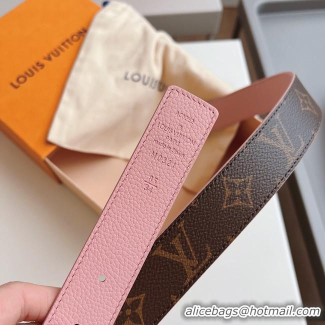 Lowest Price Louis Vuitton 30MM Leather Belt 7109-4