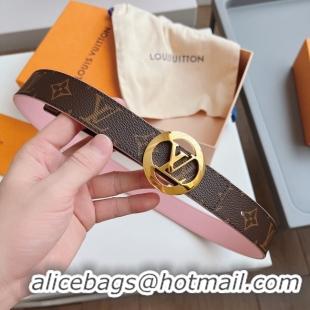 Good Quality Louis Vuitton 30MM Leather Belt 7109-6