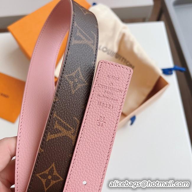 Good Quality Louis Vuitton 30MM Leather Belt 7109-6