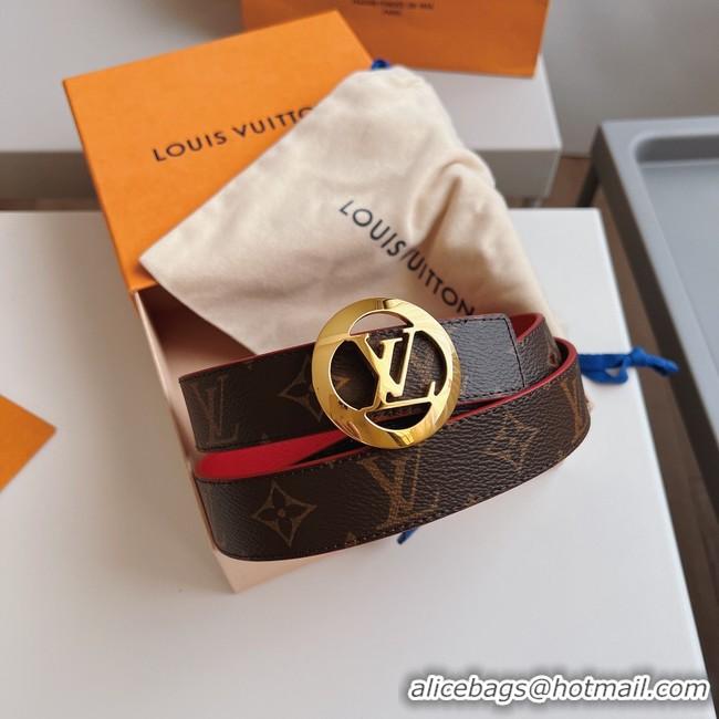 Best Grade Louis Vuitton 30MM Leather Belt 7109-7