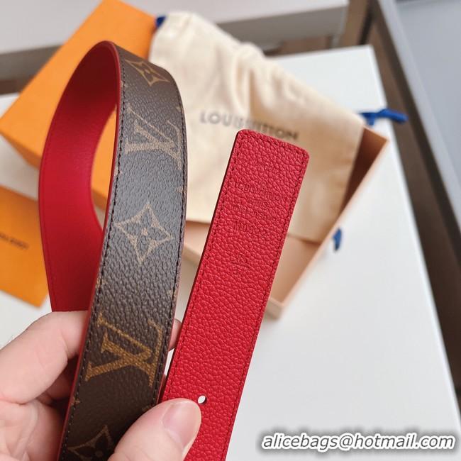 Best Grade Louis Vuitton 30MM Leather Belt 7109-7