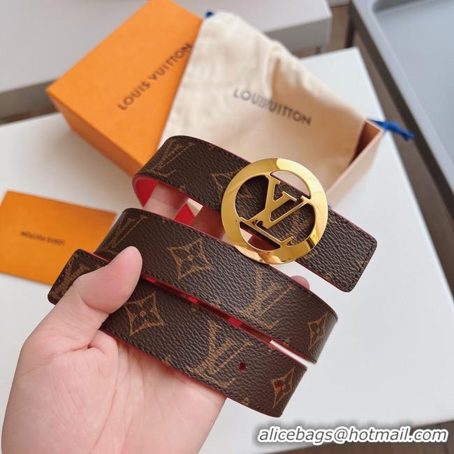 Best Grade Louis Vuitton 30MM Leather Belt 7109-7