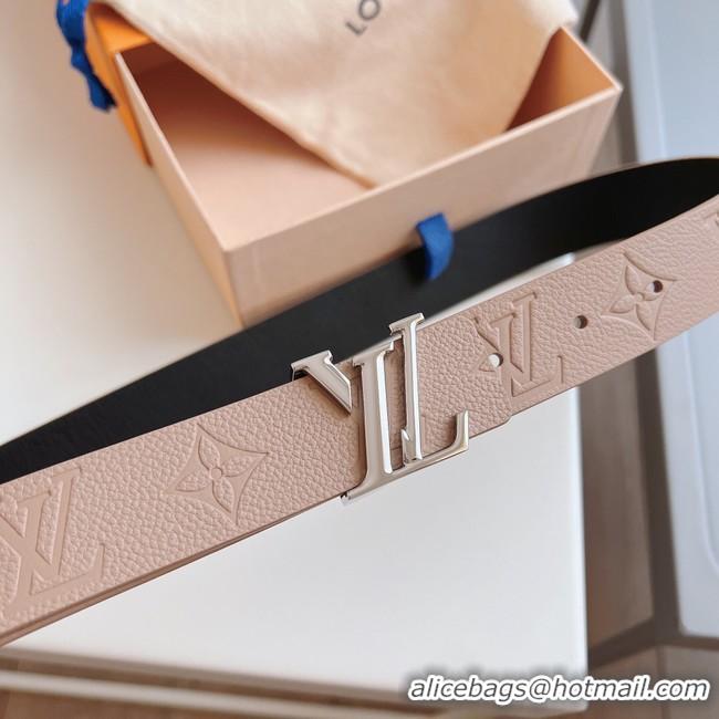 Durable Louis Vuitton 30MM Leather Belt 7109-9