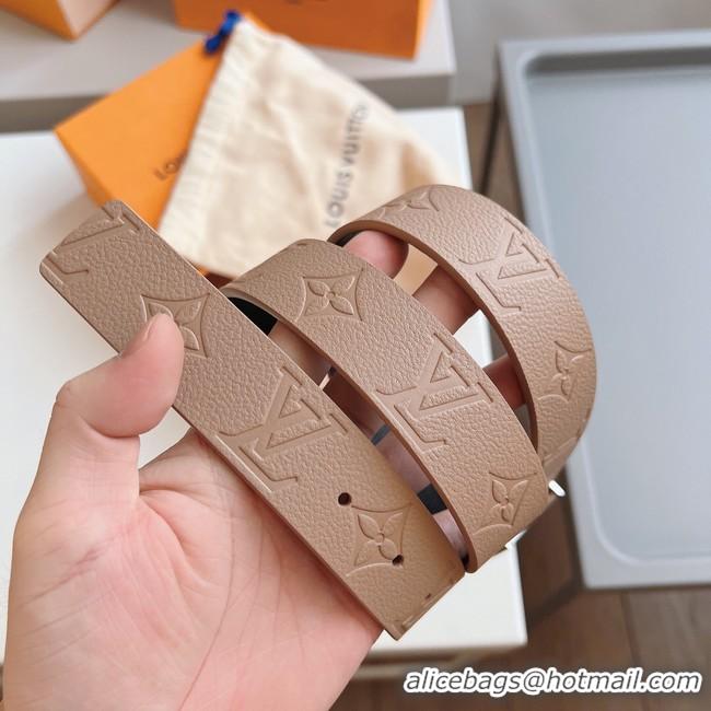 Durable Louis Vuitton 30MM Leather Belt 7109-9