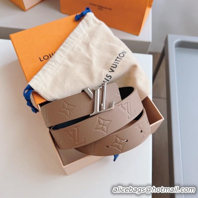 Durable Louis Vuitton 30MM Leather Belt 7109-9