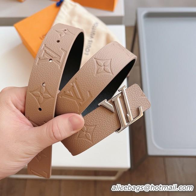 Durable Louis Vuitton 30MM Leather Belt 7109-9