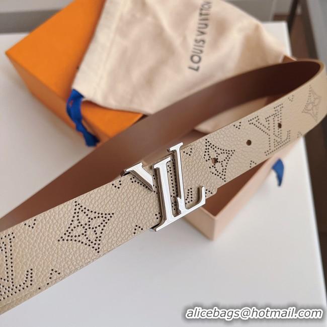 1:1 aaaaa Louis Vuitton 30MM Leather Belt 7109-10