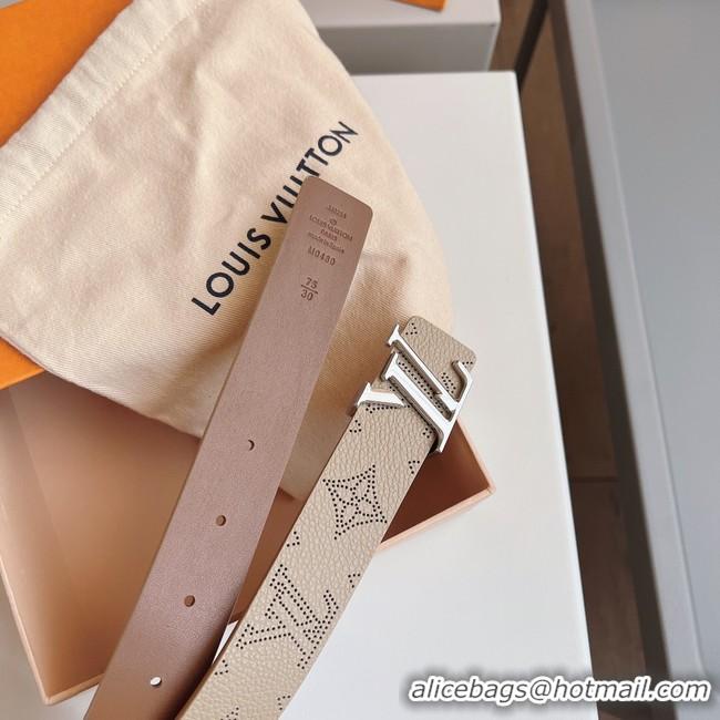 1:1 aaaaa Louis Vuitton 30MM Leather Belt 7109-10