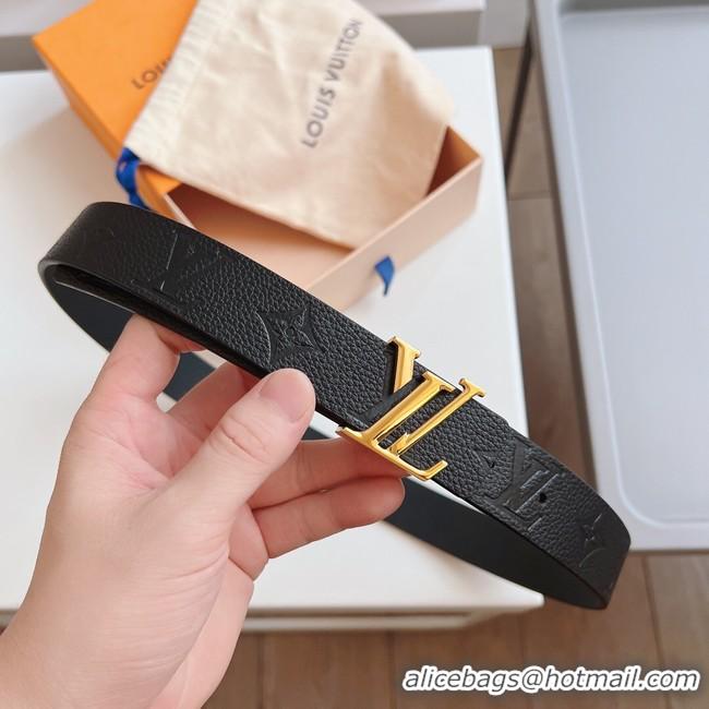 Luxury Louis Vuitton 30MM Leather Belt 7109-11