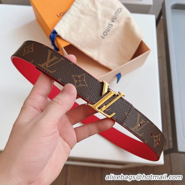 Original Cheap Louis Vuitton 30MM Leather Belt 7109-13