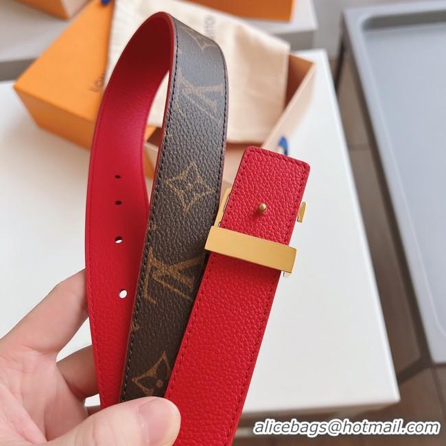 Original Cheap Louis Vuitton 30MM Leather Belt 7109-13