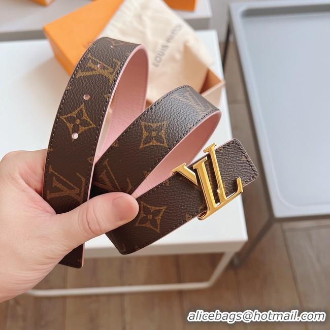 Charming Louis Vuitton 30MM Leather Belt 7109-15