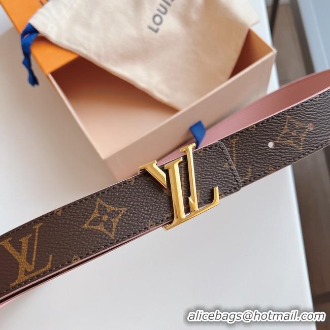 Charming Louis Vuitton 30MM Leather Belt 7109-15