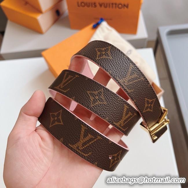 Charming Louis Vuitton 30MM Leather Belt 7109-15