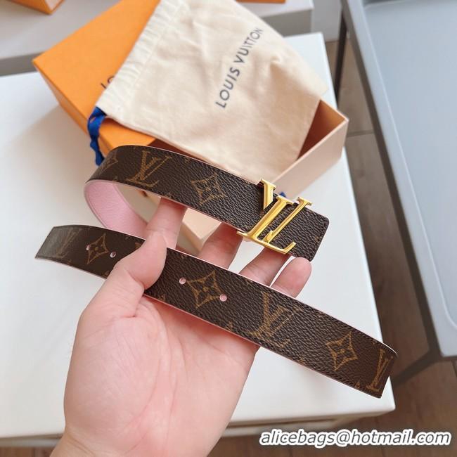 Charming Louis Vuitton 30MM Leather Belt 7109-15