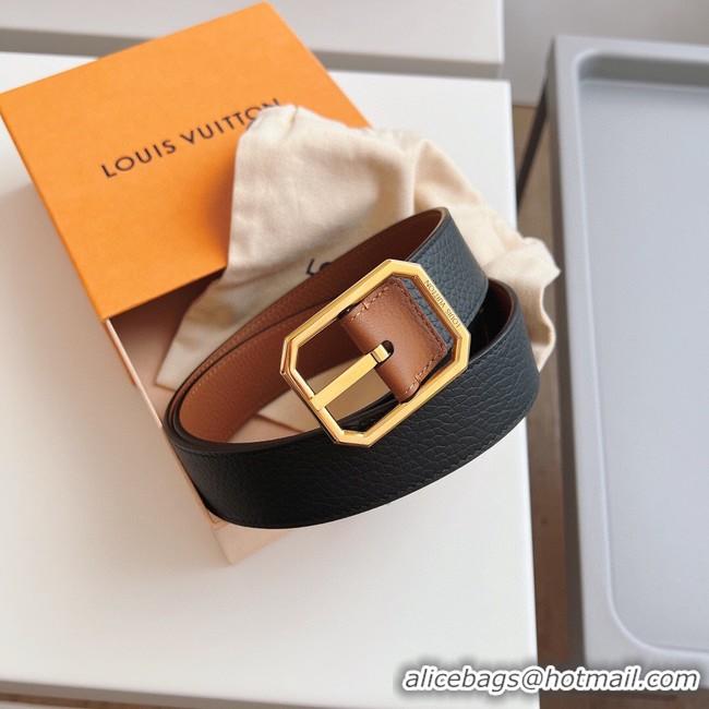 Luxury Cheap Louis Vuitton 35MM Leather Belt 7110-1