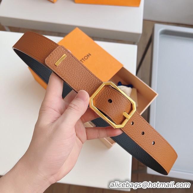 Luxury Cheap Louis Vuitton 35MM Leather Belt 7110-1