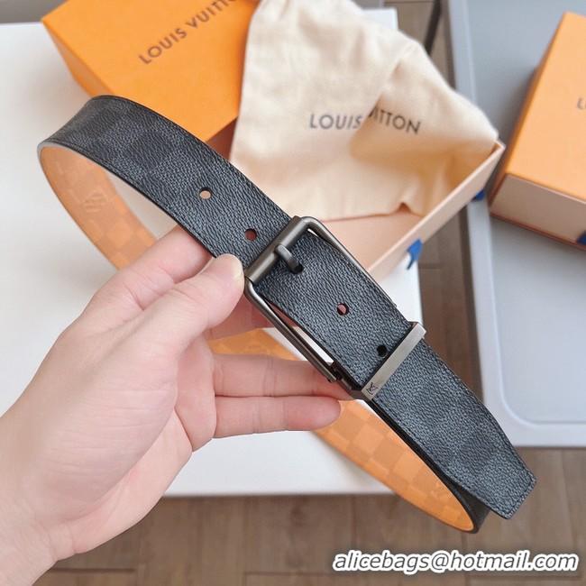 Stylish Louis Vuitton 35MM Leather Belt 7110-2