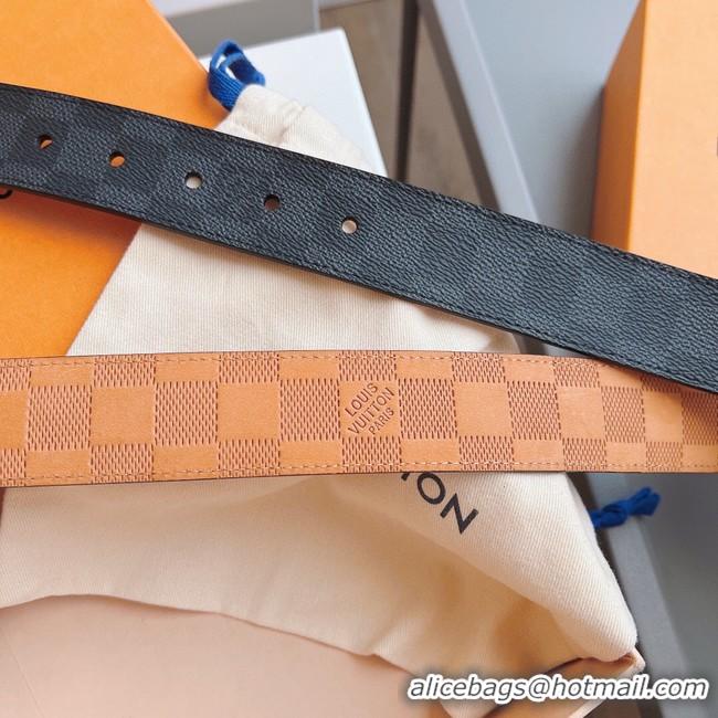 Stylish Louis Vuitton 35MM Leather Belt 7110-2