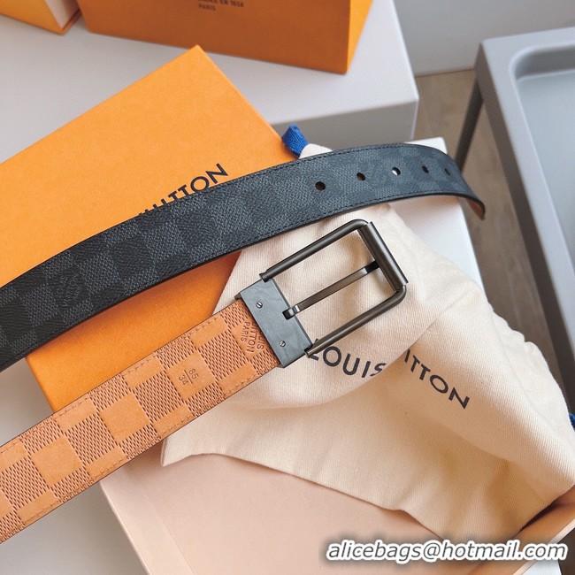 Stylish Louis Vuitton 35MM Leather Belt 7110-2