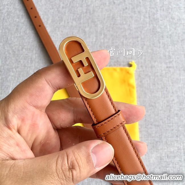 Duplicate Fendi Leather Belt 20MM 2754