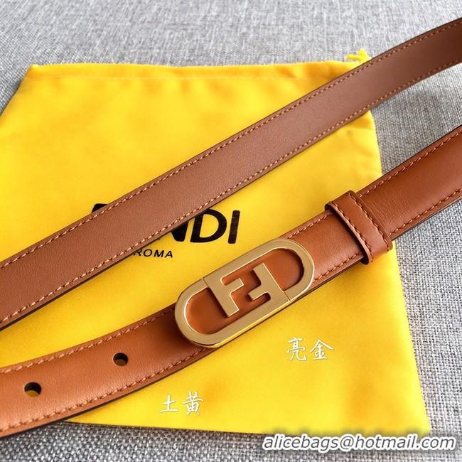 Duplicate Fendi Leather Belt 20MM 2754