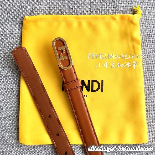 Duplicate Fendi Leather Belt 20MM 2754