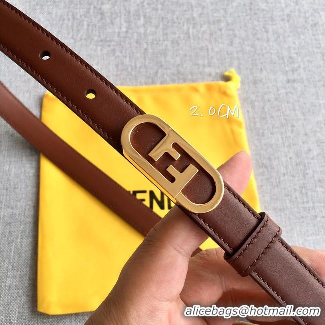 Good Product Fendi Leather Belt 20MM 2755