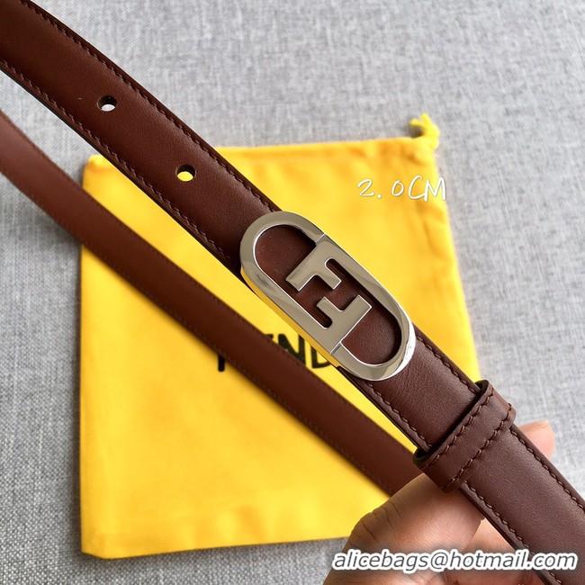 New Style Fendi Leather Belt 20MM 2757